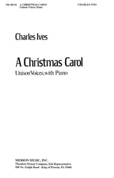 Christmas Carol Unison choral sheet music cover